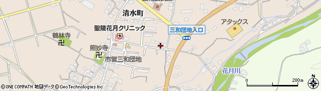 大分県日田市清水町940周辺の地図