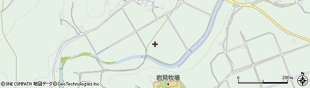 大分県日田市山田周辺の地図