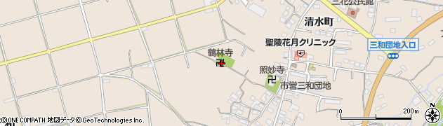 大分県日田市清水町1545周辺の地図