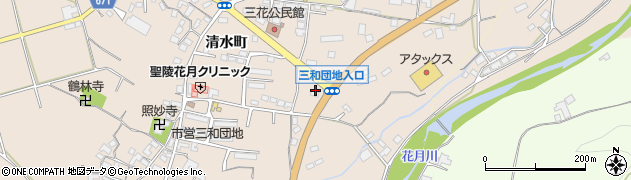 大分県日田市清水町979周辺の地図