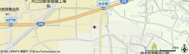 福岡県久留米市田主丸町殖木30周辺の地図
