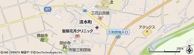 大分県日田市清水町938周辺の地図
