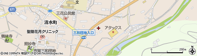 大分県日田市清水町983周辺の地図