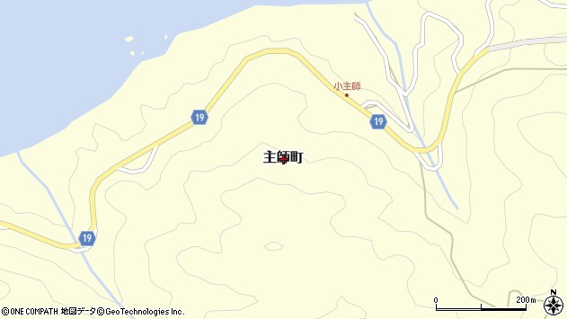 〒859-5142 長崎県平戸市主師町の地図