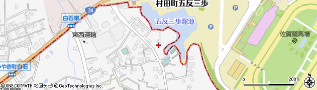 佐賀県三養基郡みやき町白壁4156周辺の地図
