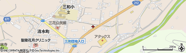 大分県日田市清水町989周辺の地図