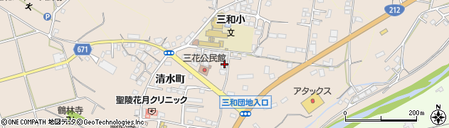 大分県日田市清水町953周辺の地図