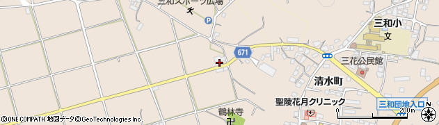 大分県日田市清水町1760周辺の地図