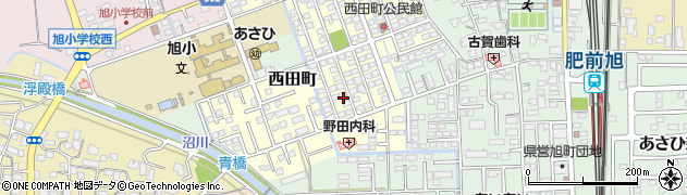 佐賀県鳥栖市西田町156周辺の地図