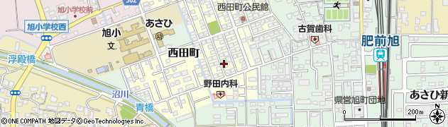 佐賀県鳥栖市西田町163周辺の地図