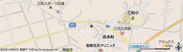 大分県日田市清水町1263周辺の地図