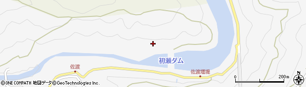 佐渡ダム周辺の地図