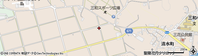 大分県日田市清水町1729周辺の地図