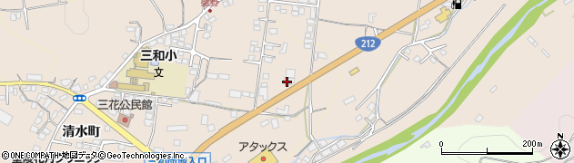 大分県日田市清水町1002周辺の地図