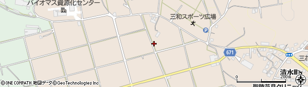 大分県日田市清水町1716周辺の地図