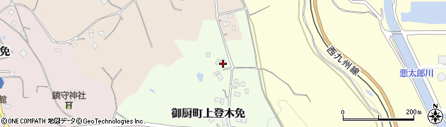長崎県松浦市御厨町上登木免437周辺の地図