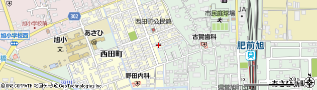 佐賀県鳥栖市西田町102周辺の地図