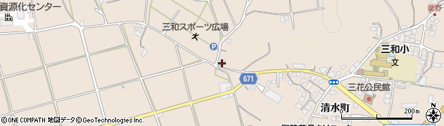 大分県日田市清水町1430周辺の地図