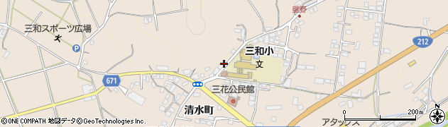 大分県日田市清水町1226周辺の地図