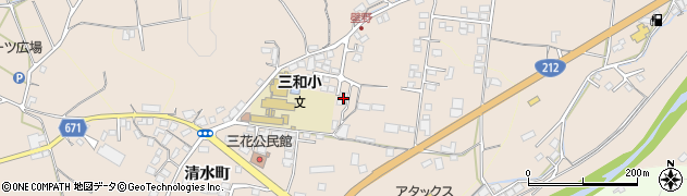 大分県日田市清水町960周辺の地図
