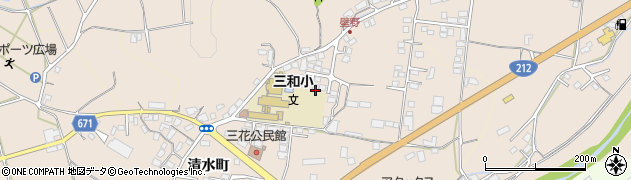 大分県日田市清水町959周辺の地図
