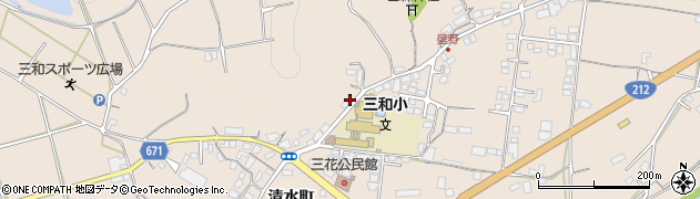 大分県日田市清水町1228周辺の地図
