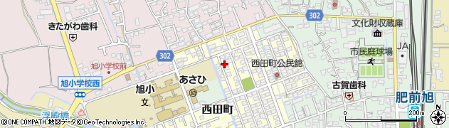 佐賀県鳥栖市西田町34周辺の地図