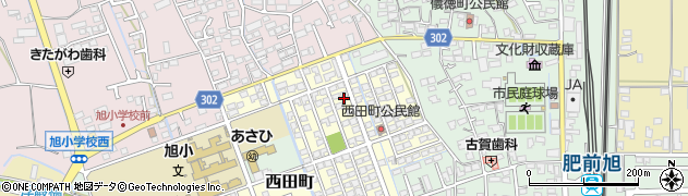 佐賀県鳥栖市西田町75周辺の地図