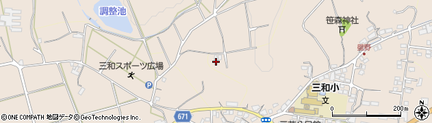 大分県日田市清水町1327周辺の地図