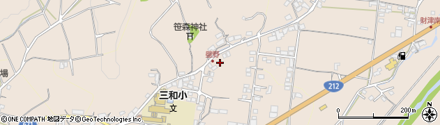 大分県日田市清水町1041周辺の地図