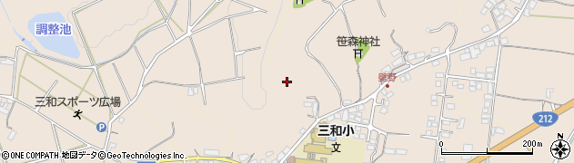 大分県日田市清水町1168周辺の地図