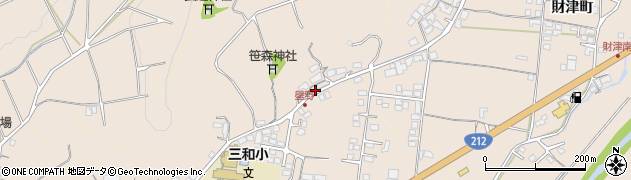 大分県日田市清水町1069周辺の地図