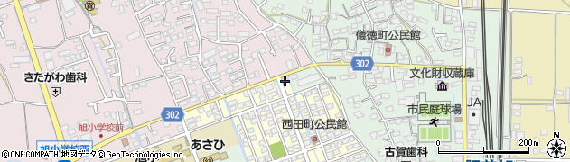 佐賀県鳥栖市西田町82周辺の地図