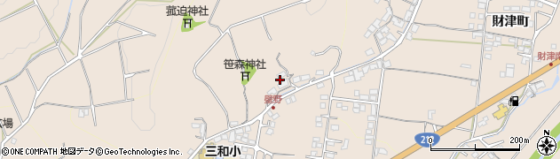 大分県日田市清水町1067周辺の地図