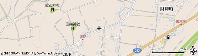 大分県日田市清水町1081周辺の地図
