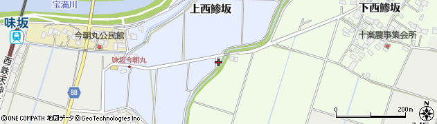 福岡県小郡市上西鯵坂1320周辺の地図
