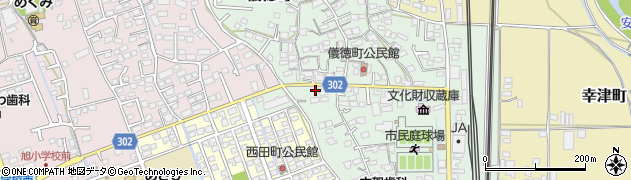 佐賀県鳥栖市儀徳町2986周辺の地図