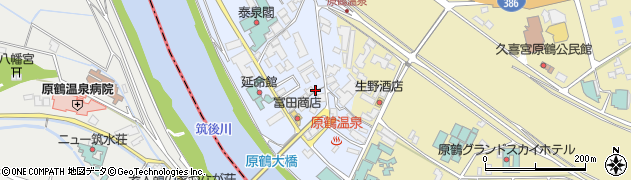 福岡県朝倉市杷木志波42周辺の地図