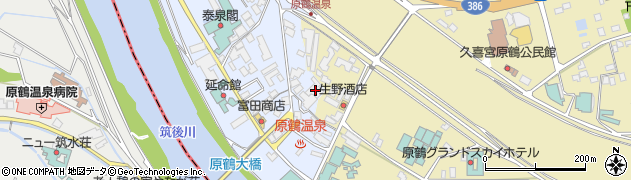 福岡県朝倉市杷木志波44周辺の地図