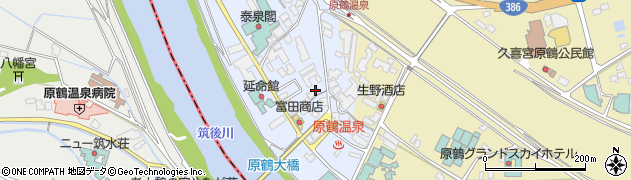 松本鮮魚店原鶴店周辺の地図