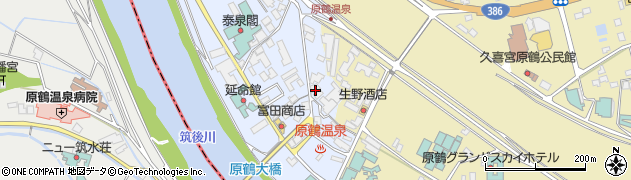 福岡県朝倉市杷木志波45周辺の地図