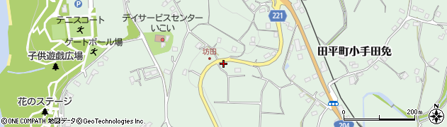 坊田公民館周辺の地図