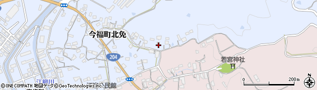 長崎県松浦市今福町北免1821周辺の地図