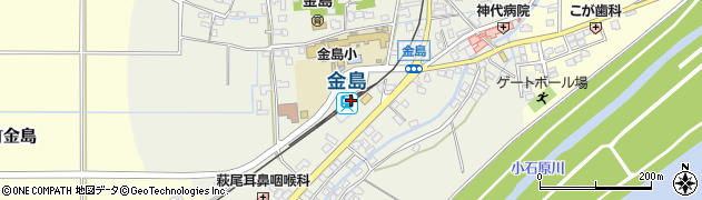 金島駅周辺の地図