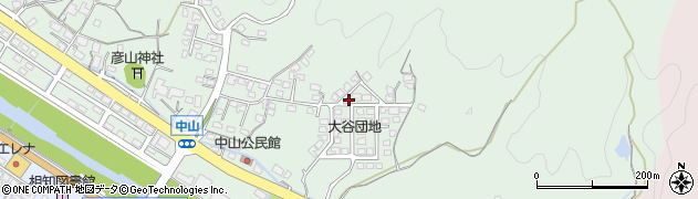 佐賀県唐津市相知町中山周辺の地図