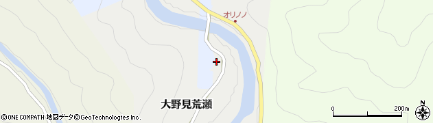 高知県高岡郡中土佐町大野見荒瀬周辺の地図
