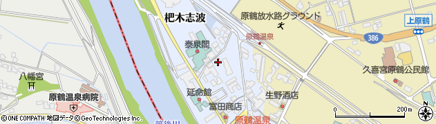 福岡県朝倉市杷木志波50周辺の地図