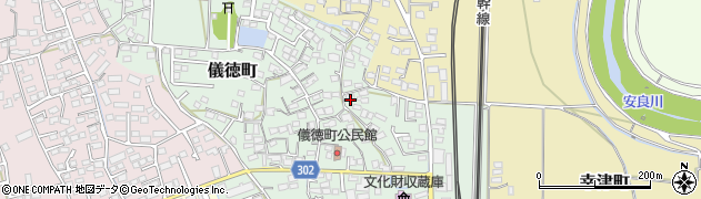 佐賀県鳥栖市儀徳町2789周辺の地図