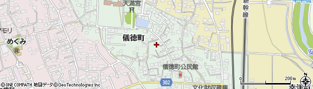 佐賀県鳥栖市儀徳町3033周辺の地図