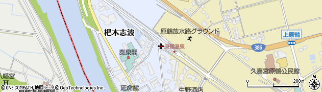 福岡県朝倉市杷木志波61周辺の地図